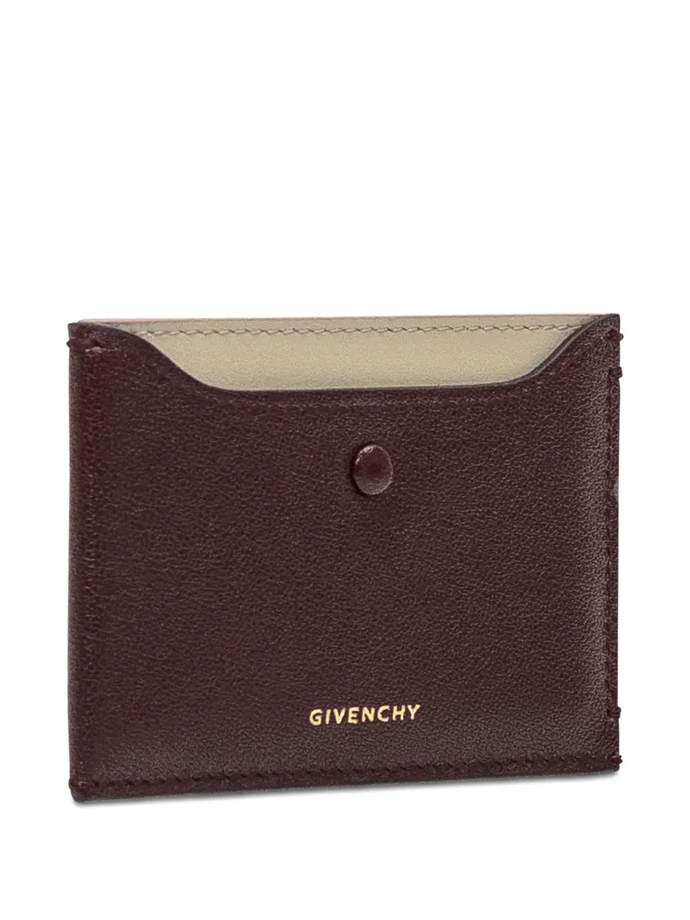  Givenchy Button Cardholder - Red 