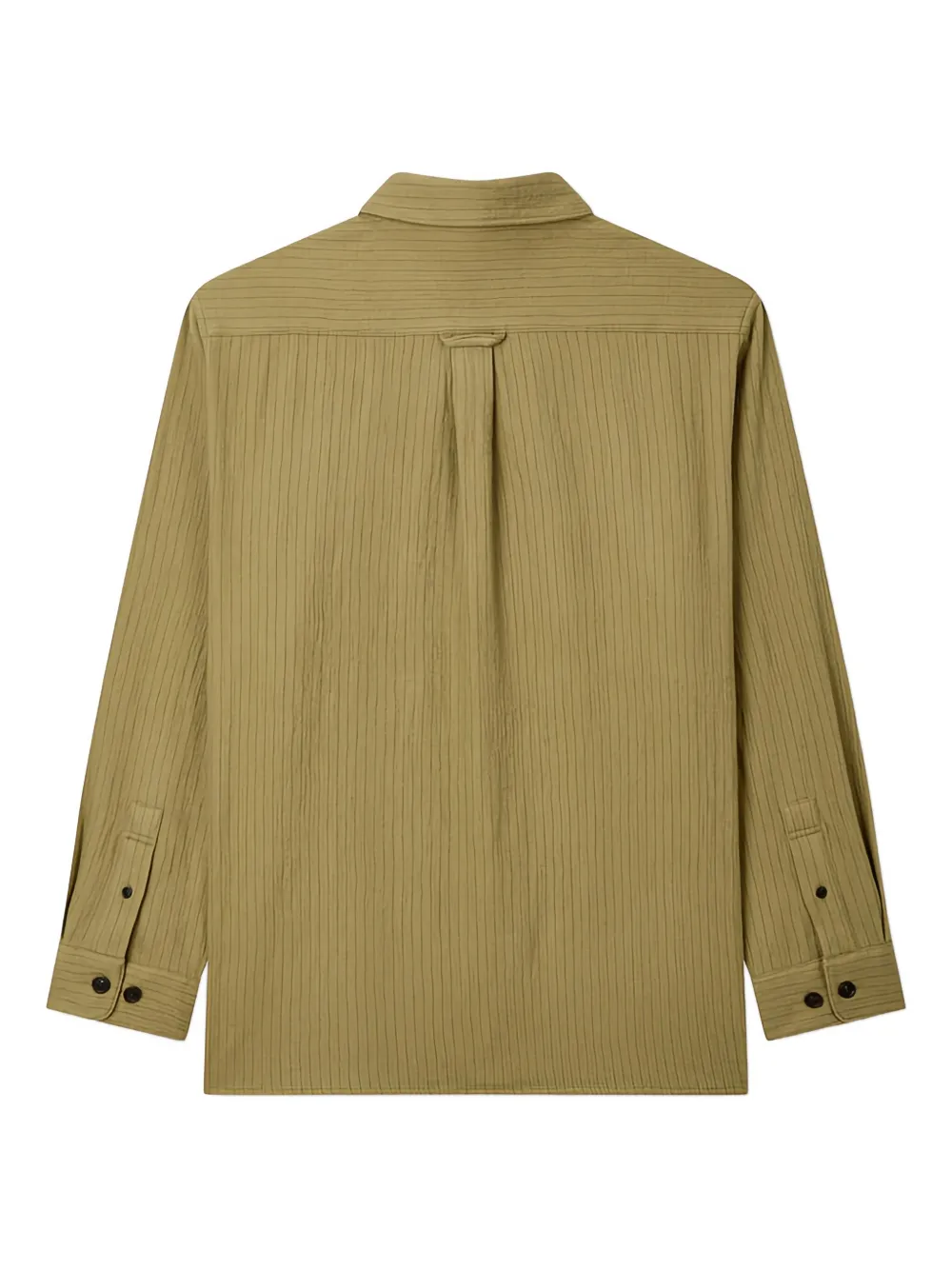 Man On The Boon. Gestreept overhemd - Beige