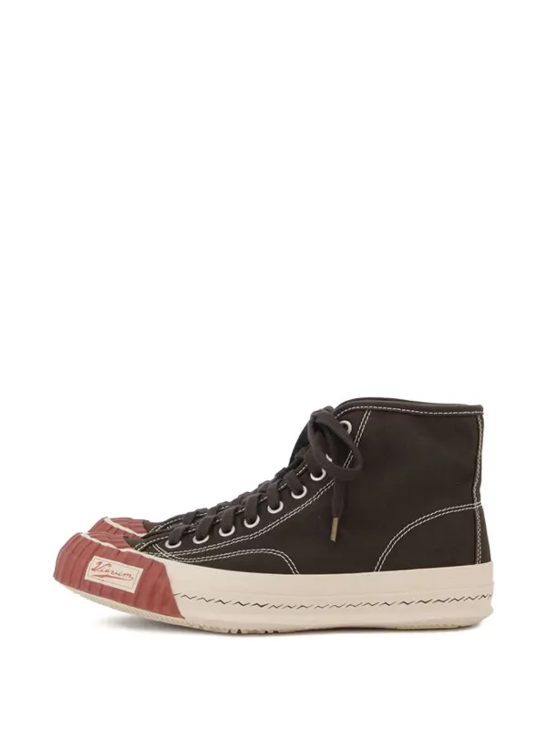 Visvim Skagway ハイカット スニーカー | ブラック | FARFETCH JP