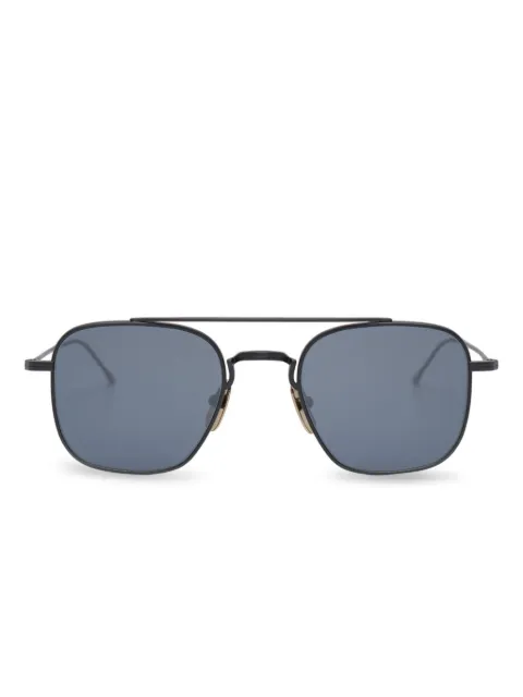 Thom Browne Eyewear squared-frame titanium sunglasses
