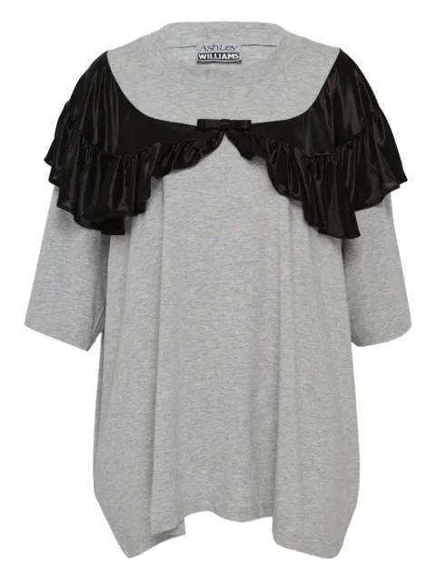 Ashley Williams Curtain ruffled T-shirt