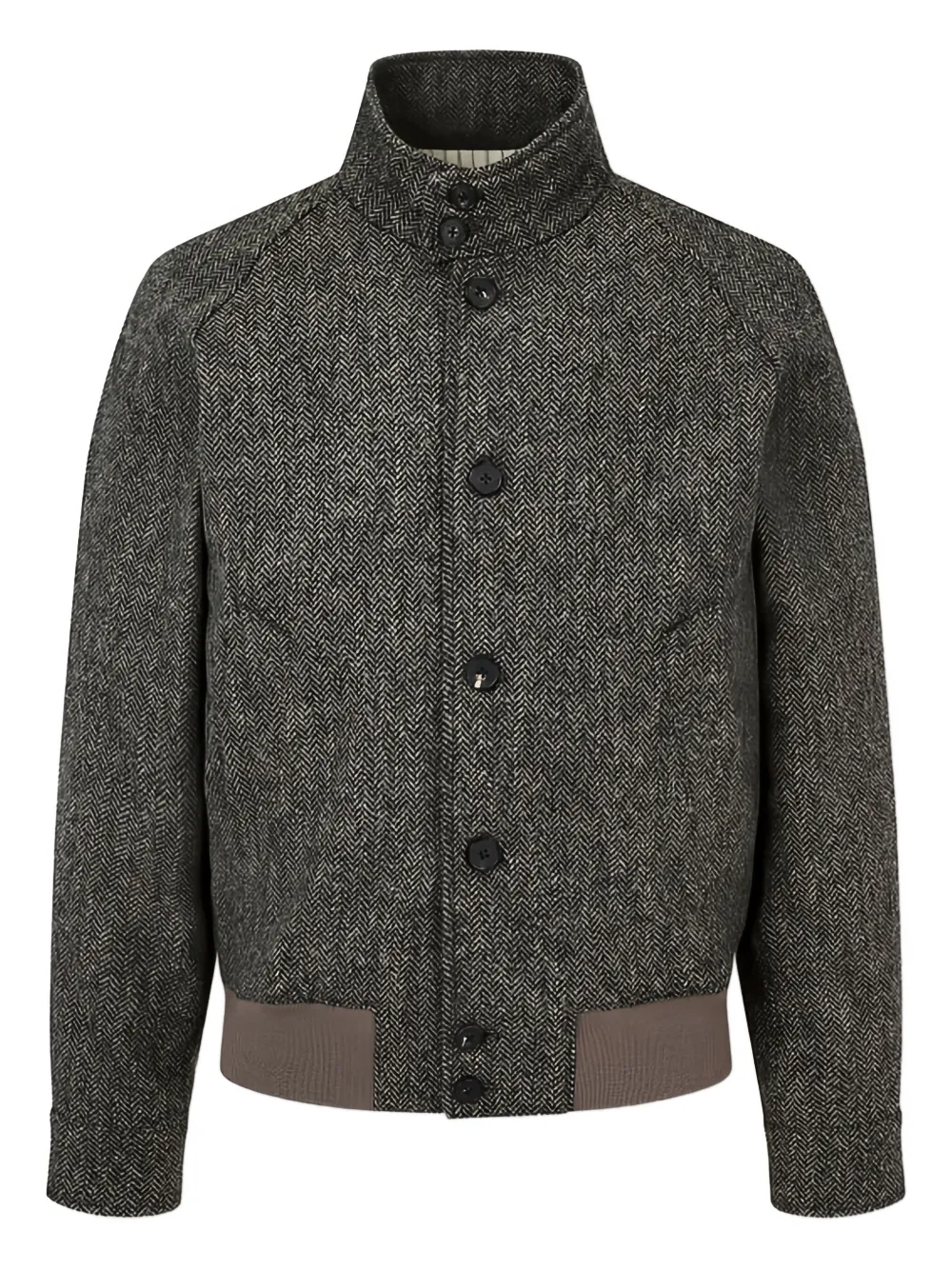 Man On The Boon. Harrington Jacket In Gray