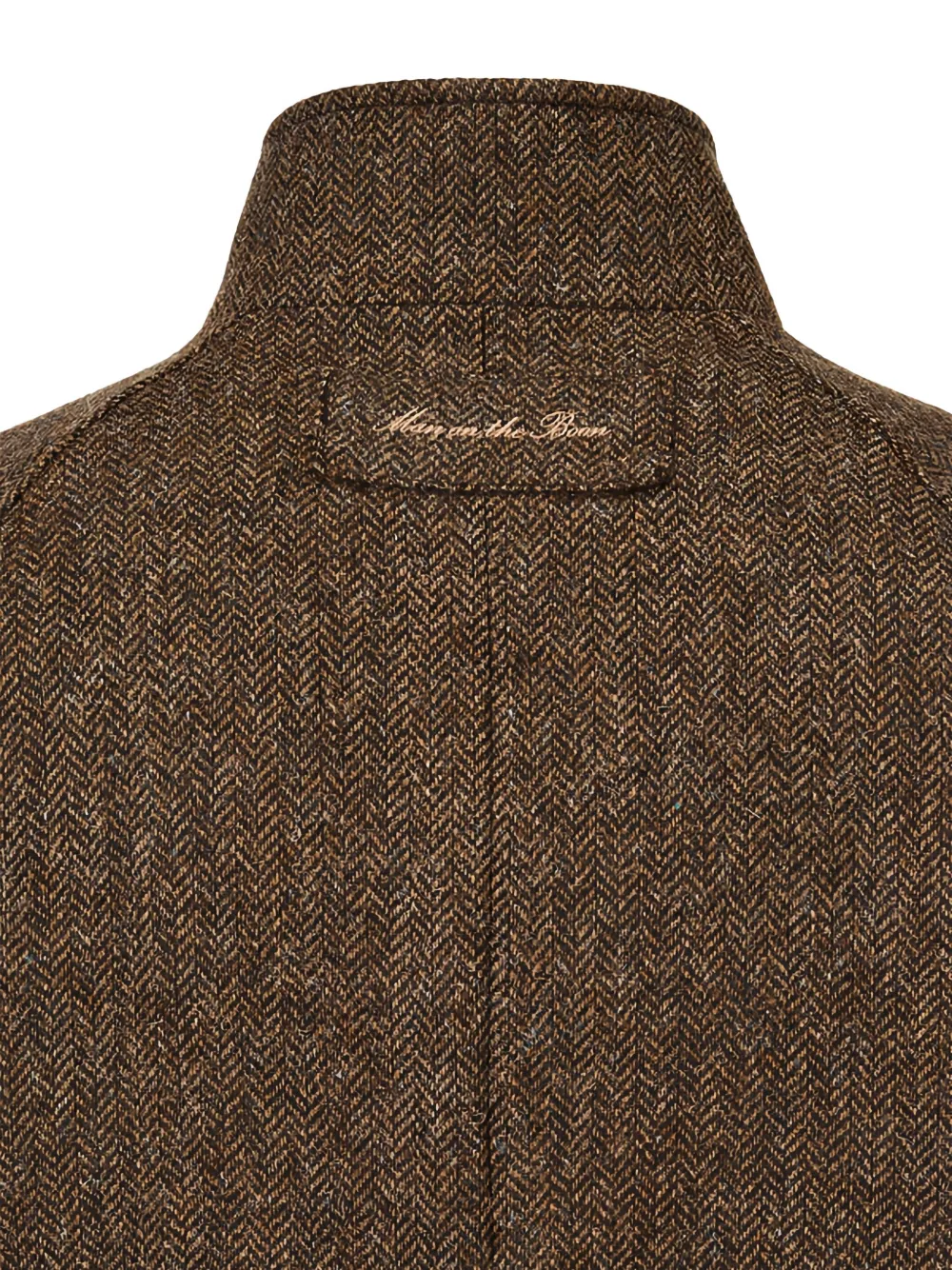 Man On The Boon. Harrington Jacket In Brown