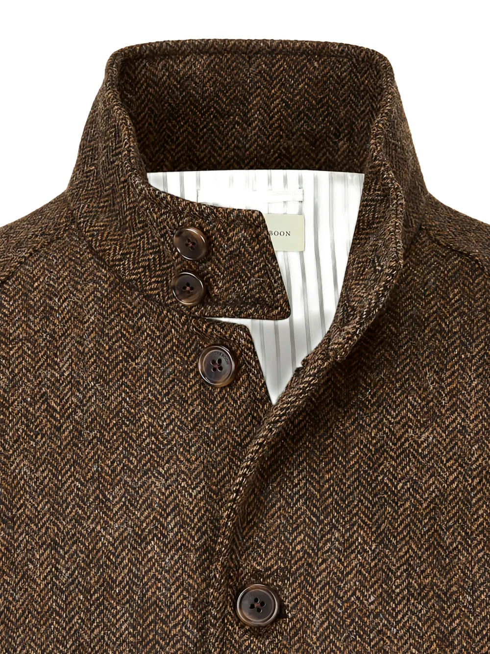 Man On The Boon. Harrington Jacket In Brown