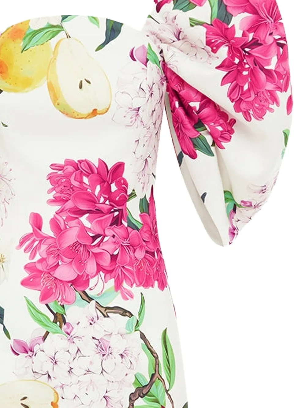 Leo Lin Arabella maxi-jurk met bloemenprint - Wit