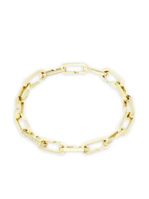 Bizzotto Gioielli 18K yellow gold Paperclip diamond bracelet