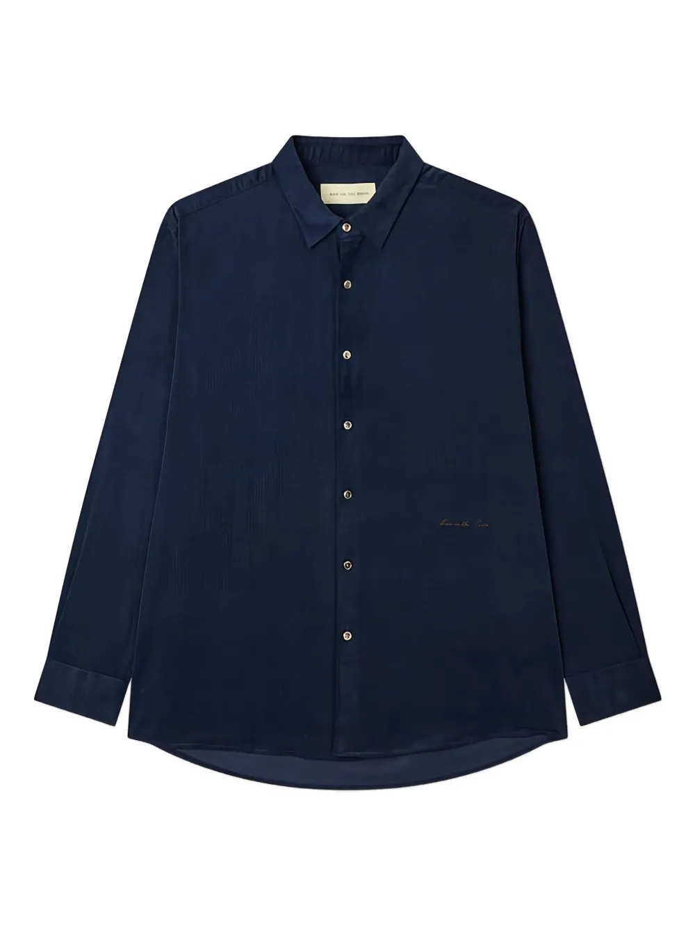 Man On The Boon. corduroy shirt | Blue | Image 1