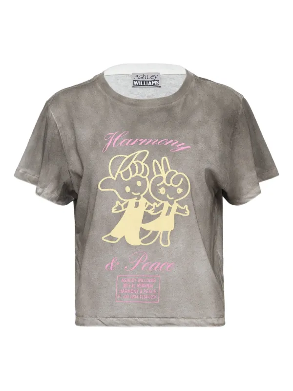 Ashley Williams グラフィック Tシャツ | グレー | FARFETCH JP