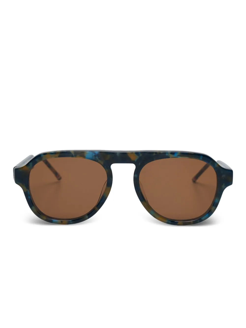 Thom Browne pilot-frame sunglasses - ブルー