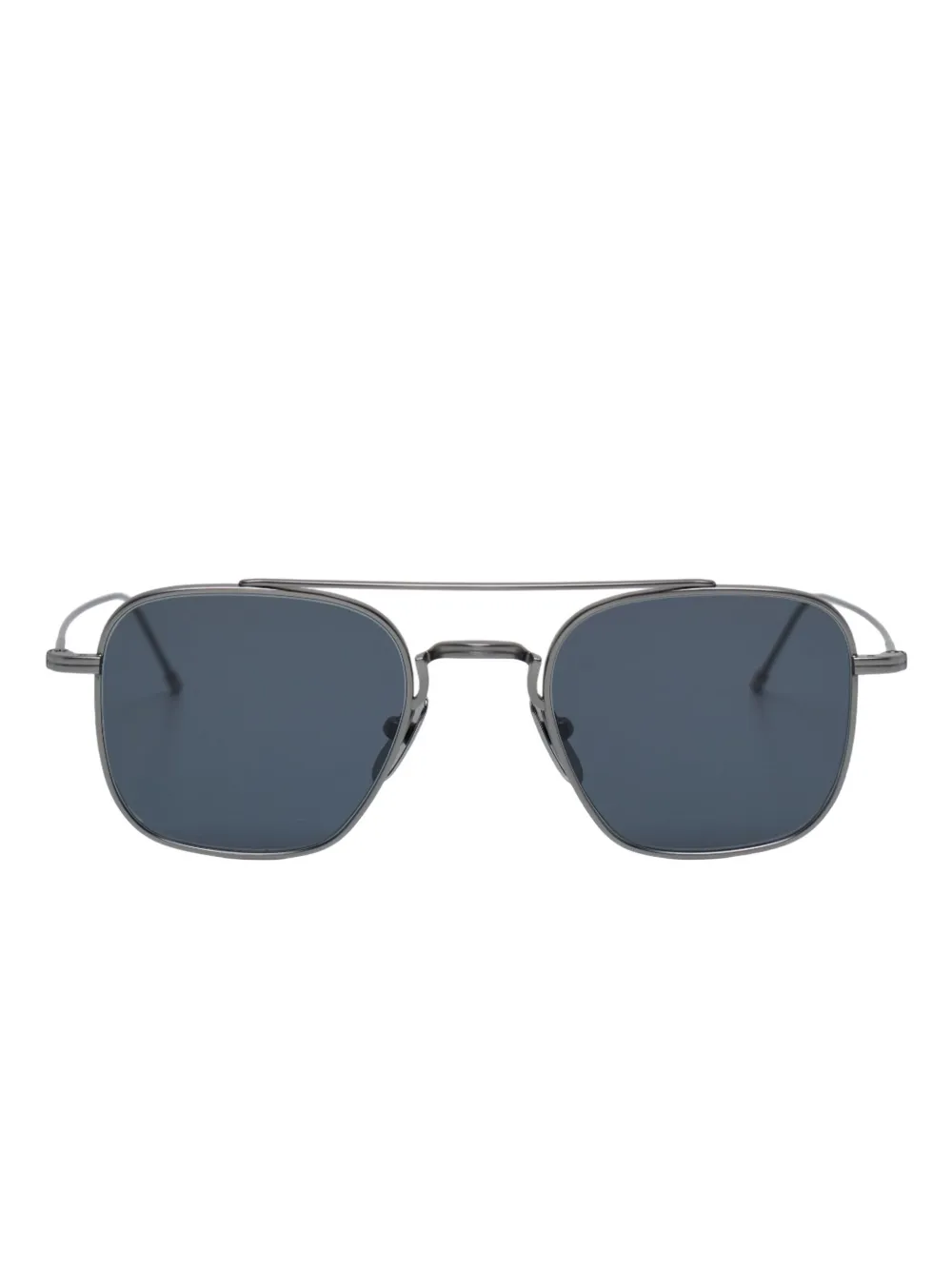 Thom Browne Pilot-frame Titanium Sunglasses In Blue