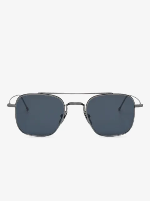 Thom Browne Eyewear pilot-frame titanium sunglasses