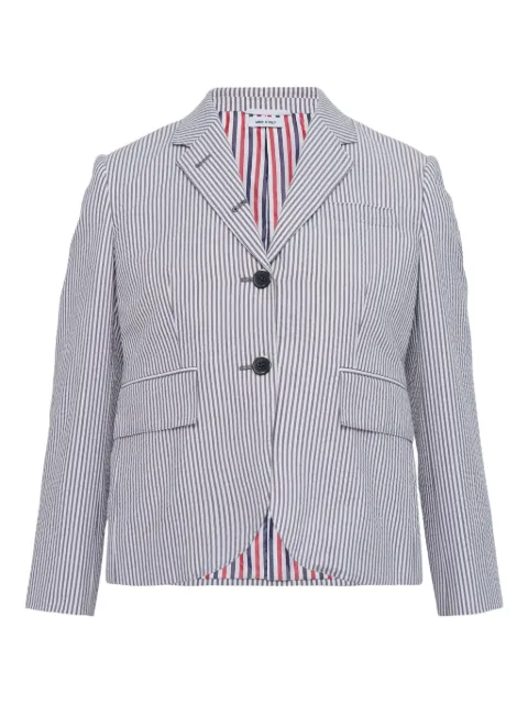 Thom Browne high armhole sport striped-pattern jacket
