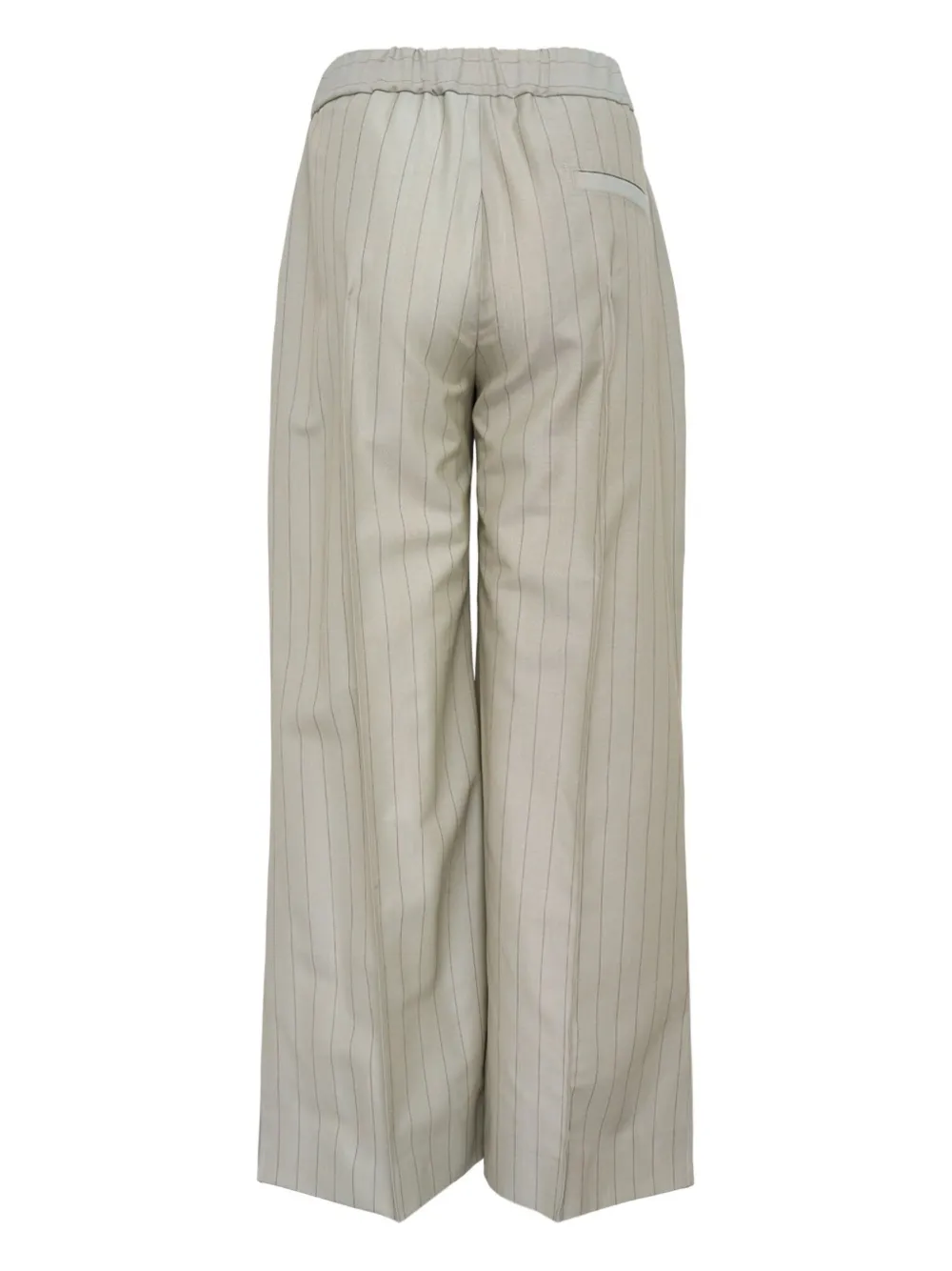 Jil Sander Pinstripe Trousers - Groen