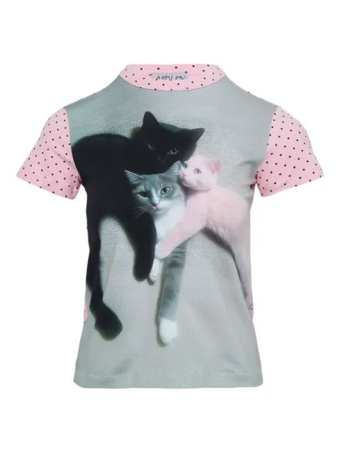 Ashley Williams polka-dot printed T-shirt