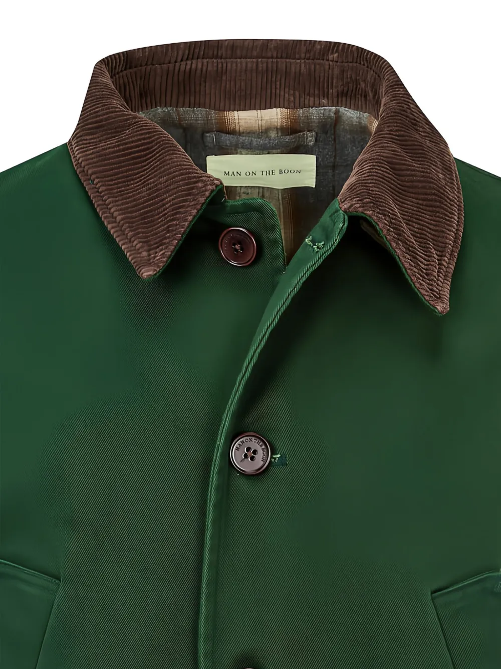 Man On The Boon. Barn Jacket In Green