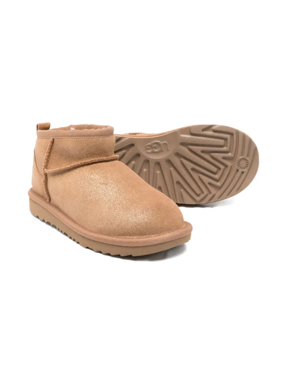 UGG Kids Classic Ultra Mini Dazzle laarzen - Beige