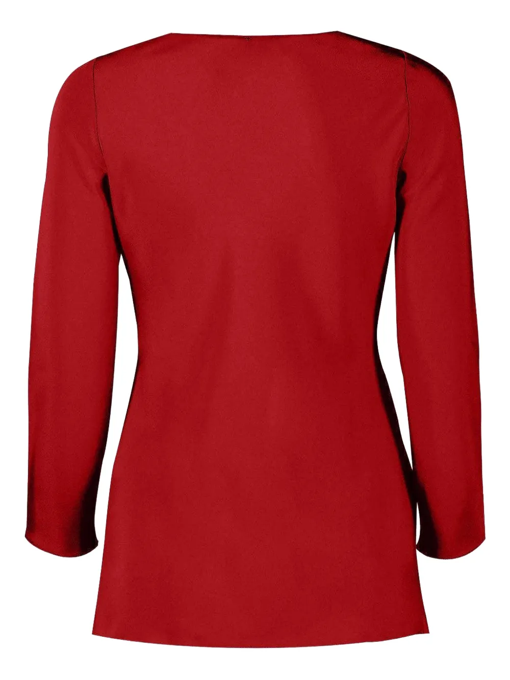 Peter Cohen Silk Tunic In Red