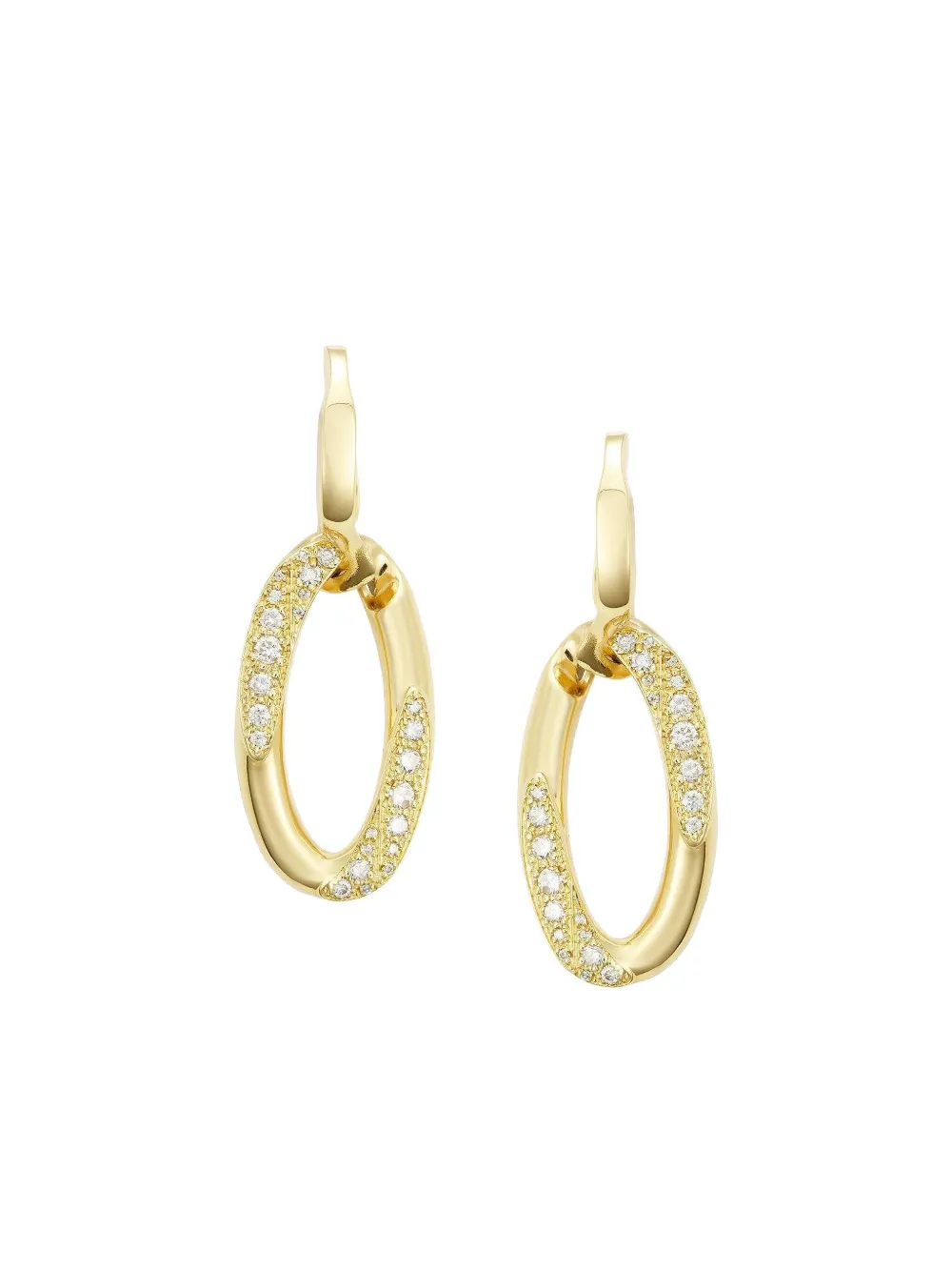 Bizzotto Gioielli 18K yellow gold Blink diamond earrings - ゴールドトーン