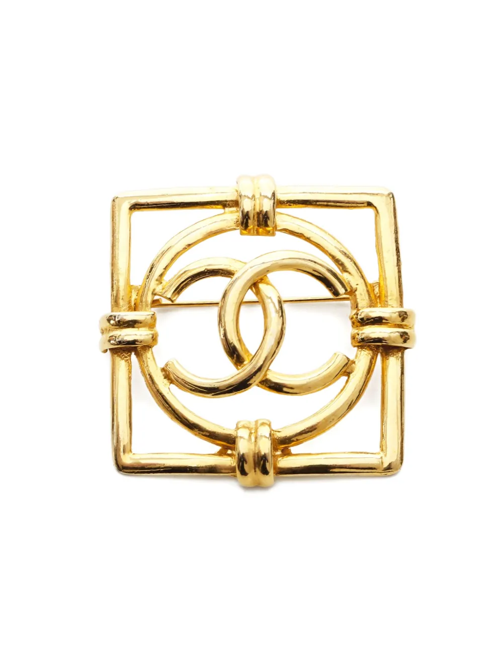 CHANEL Pre-Owned 1994 CC logo brooch - ゴールドトーン