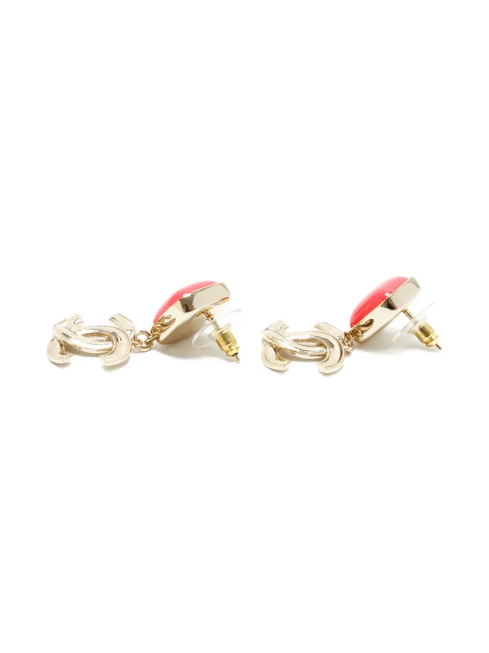2022 Cc Logo Square-Shaped Earrings