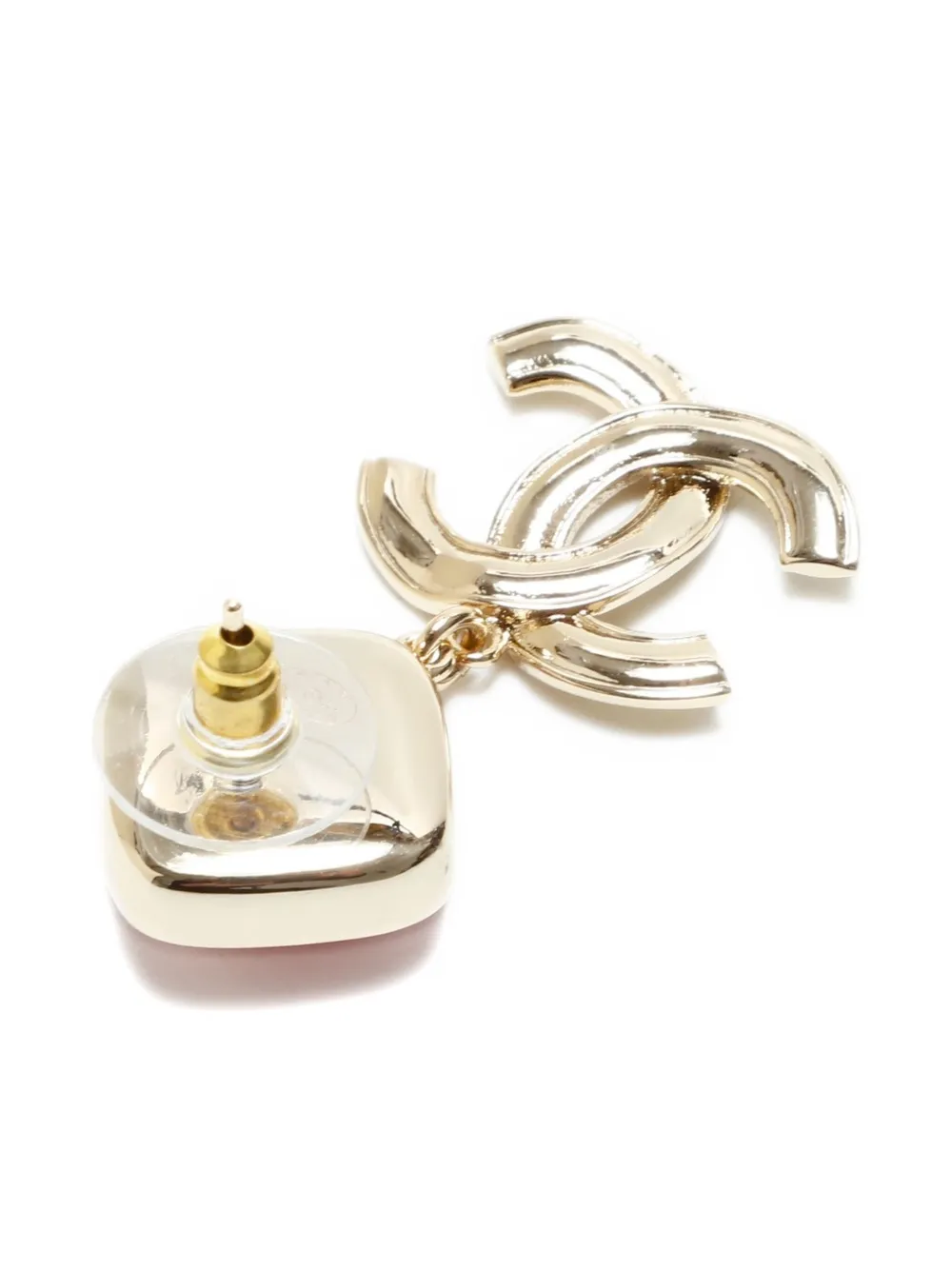 2022 Cc Logo Square-Shaped Earrings