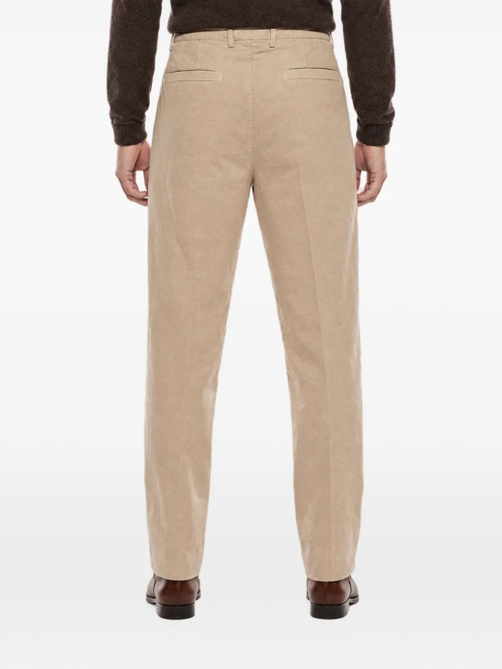 Brunello Cucinelli pleated straight-leg trousers Beige