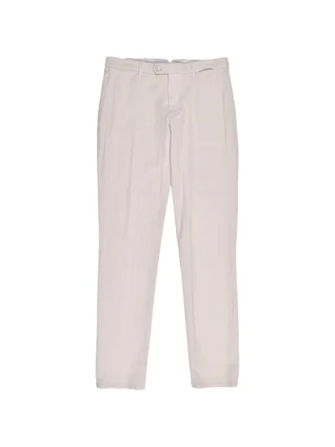 Brunello Cucinelli Italian Fit pressed-crease trousers