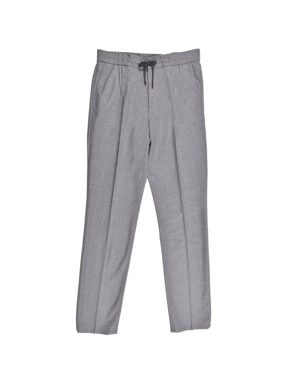 Brunello Cucinelli drawstring wool trousers | Grey | Image 1