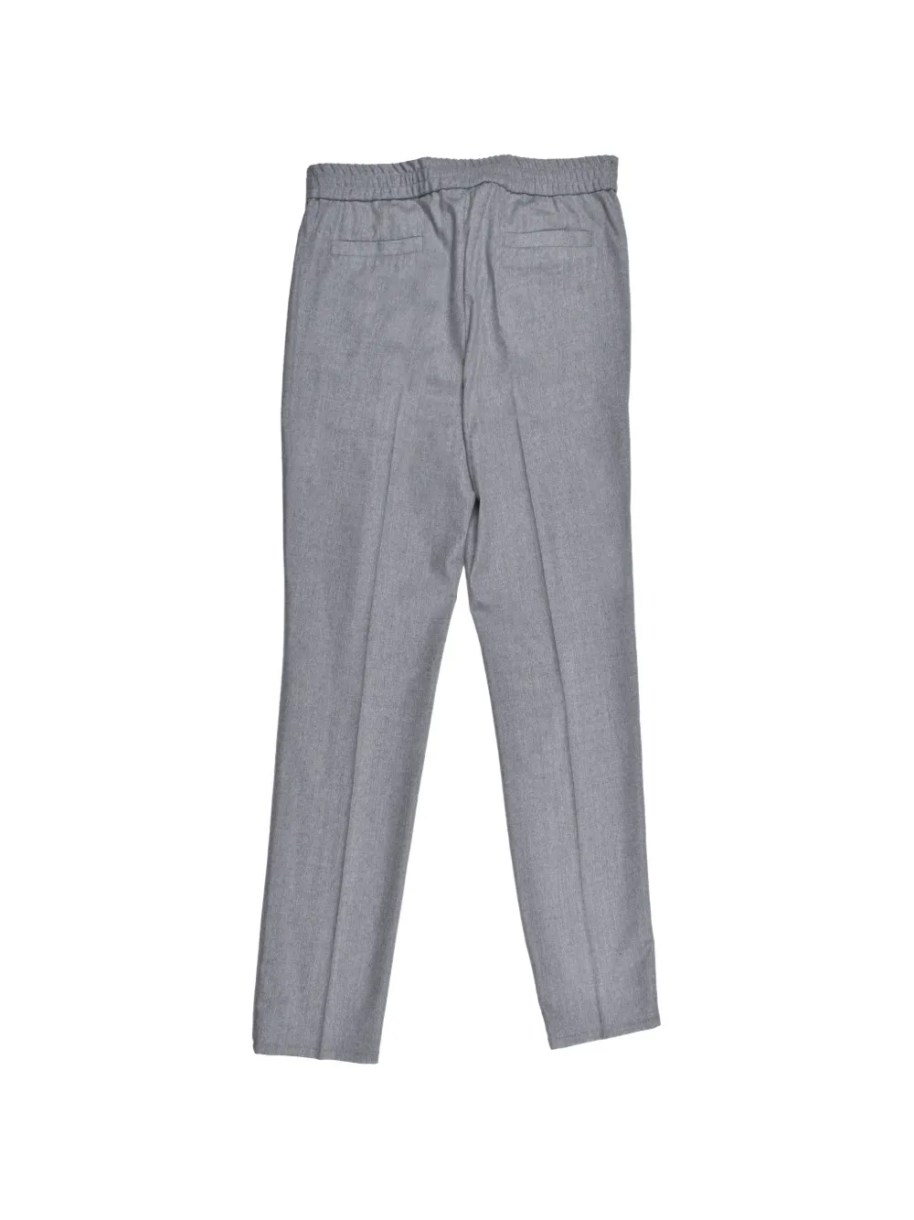Brunello Cucinelli drawstring wool trousers Grijs