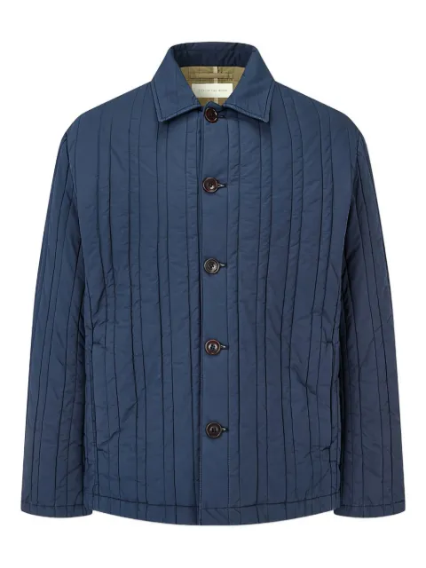 Man On The Boon. vertical-quilted padded jacket