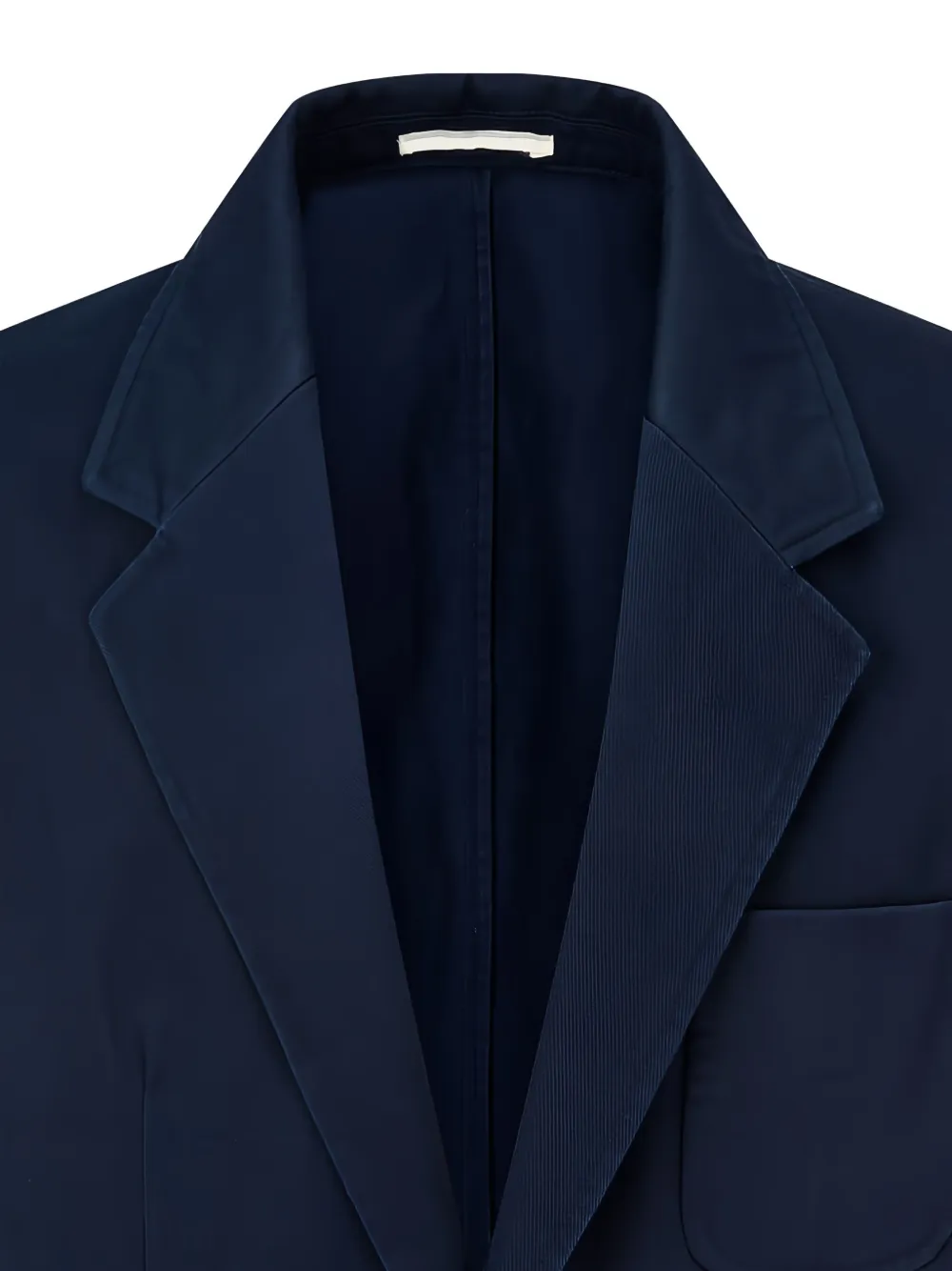 Man On The Boon. Katoenen jack Blauw