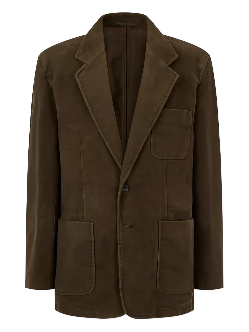 Man On The Boon. buttoned jacket | Brown | Image 1
