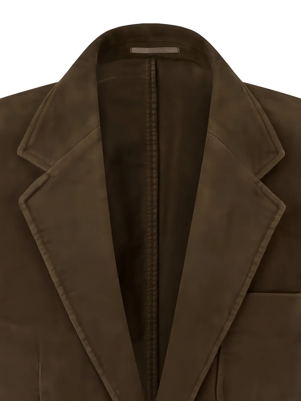 Man On The Boon. Buttoned Jacket In Brown