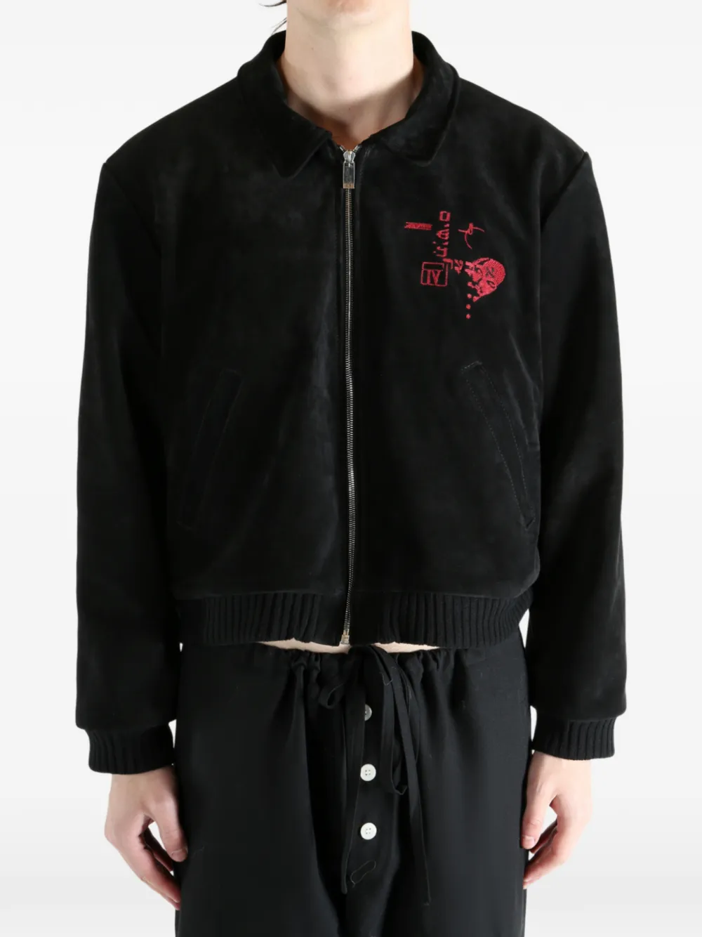Enfants Riches Déprimés Constructivist suede jacket | Leather Jackets | Image 2