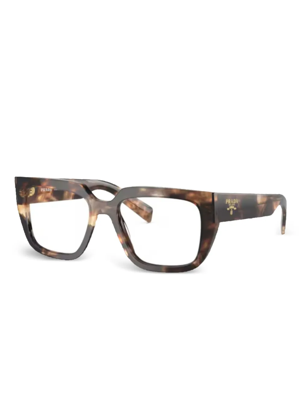Prada Eyewear square-frame glasses | Brown | Image 1