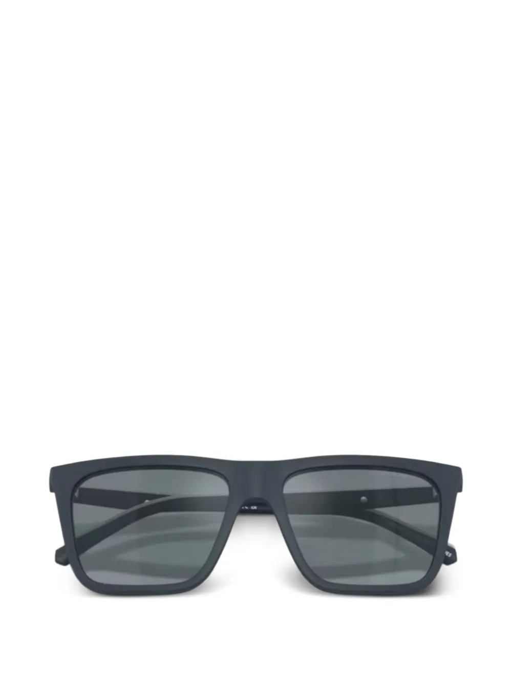Emporio Armani Zonnebril met vierkant montuur Zwart