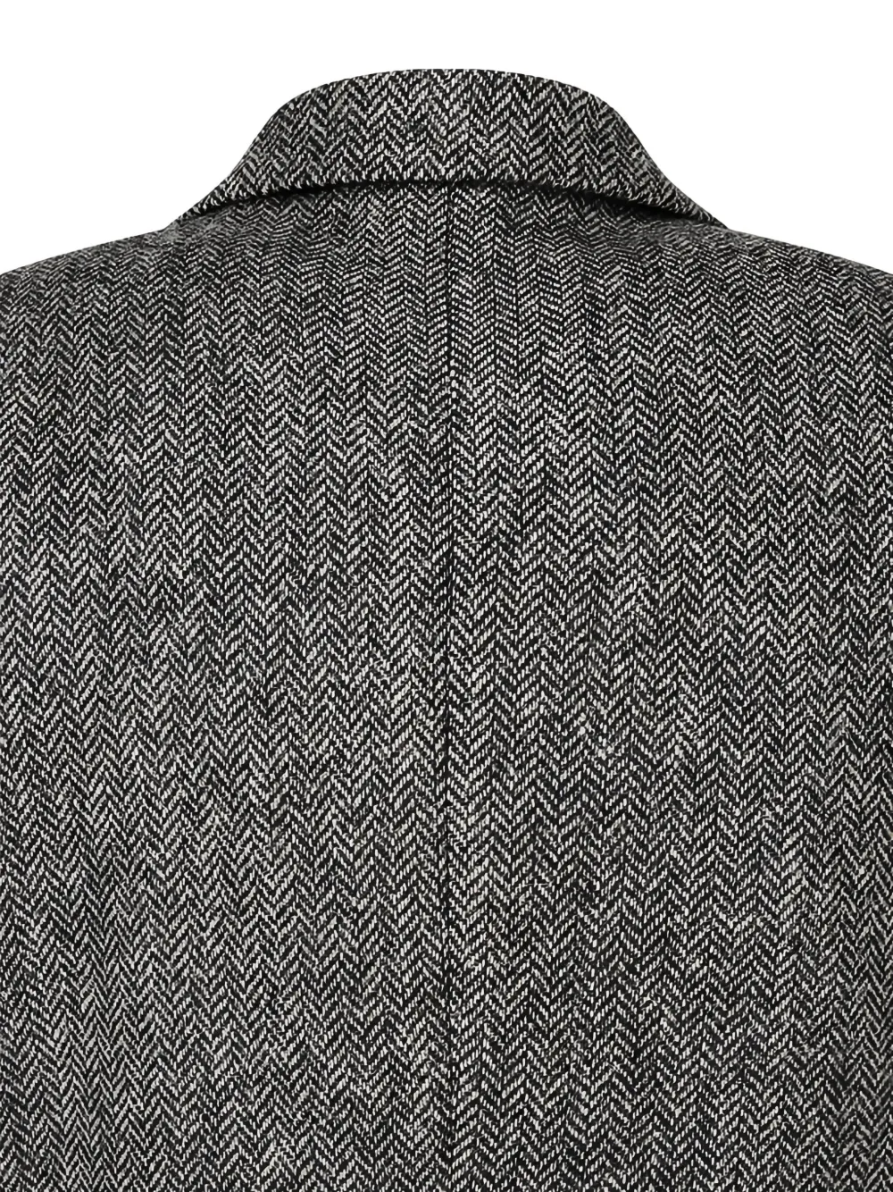 Man On The Boon. Herringbone-patterned Blazer In Black