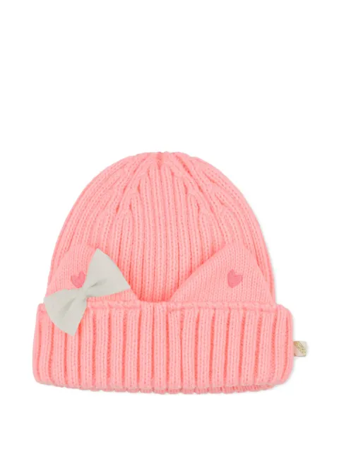 Billieblush gorro con detalle de lazo