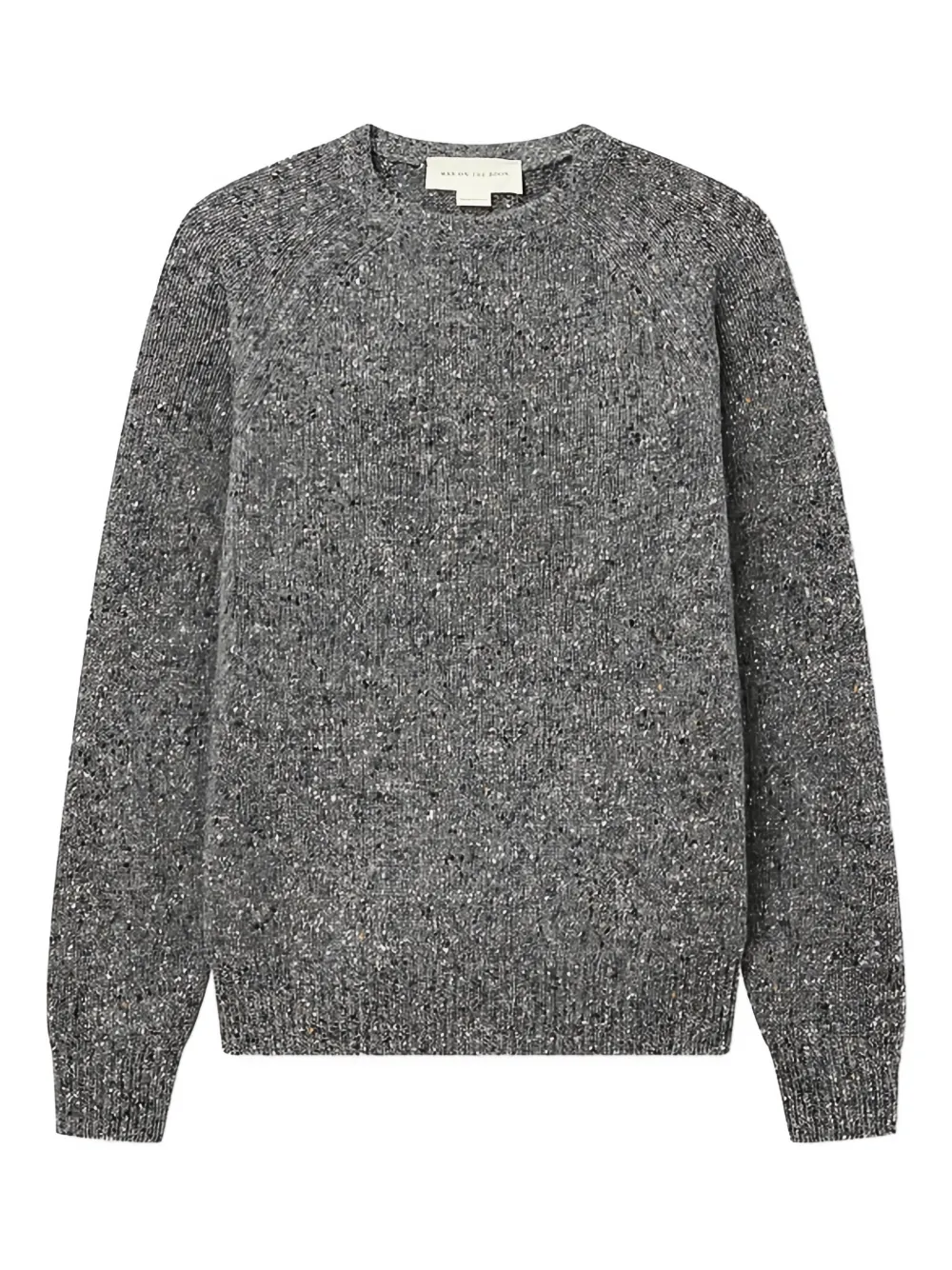 Man On The Boon. donegal-knit sweater | Grau | Image 1