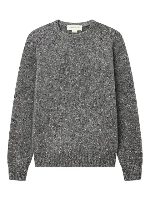 Man On The Boon. donegal-knit sweater