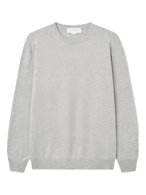 Man On The Boon. crew-neck ribbed-knit sweater