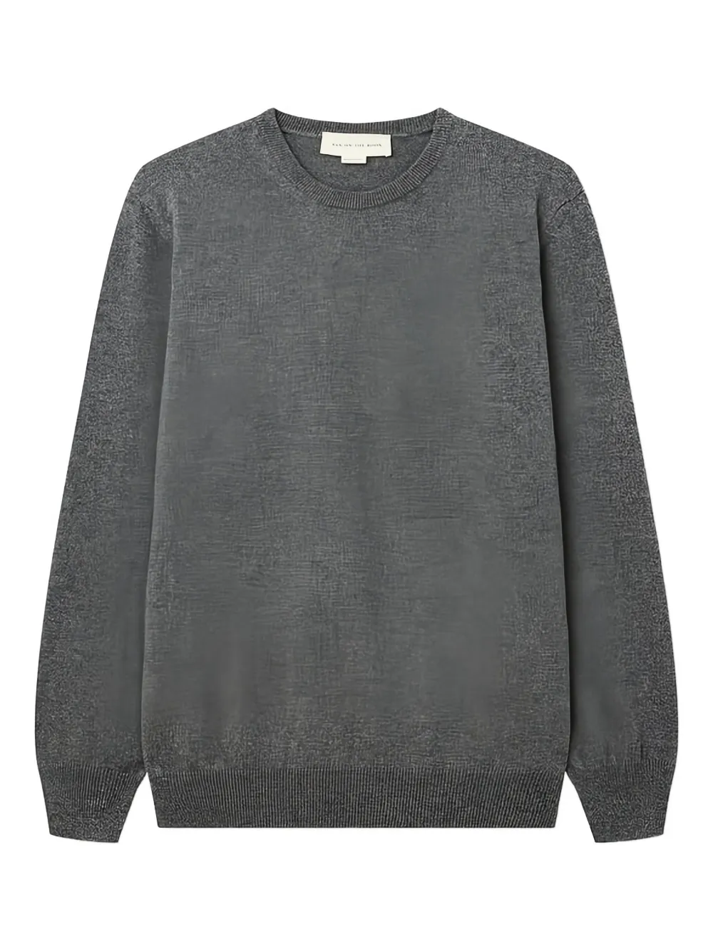 Man On The Boon. crewneck knit sweater | Grau | Image 1