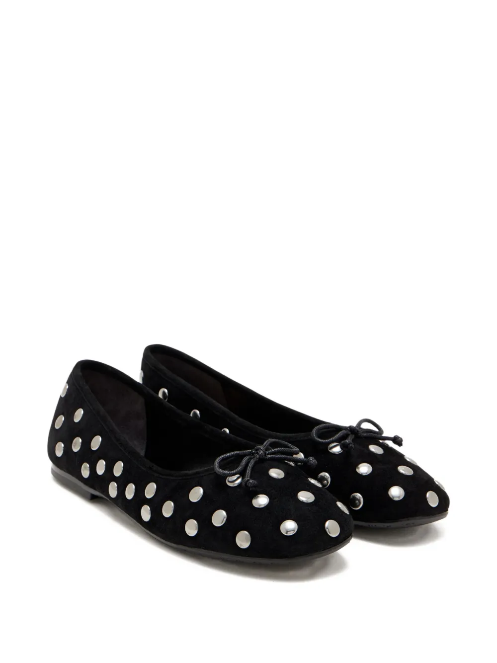 Sam Edelman Alie Studded-embellishment Ballerina Shoes In Black