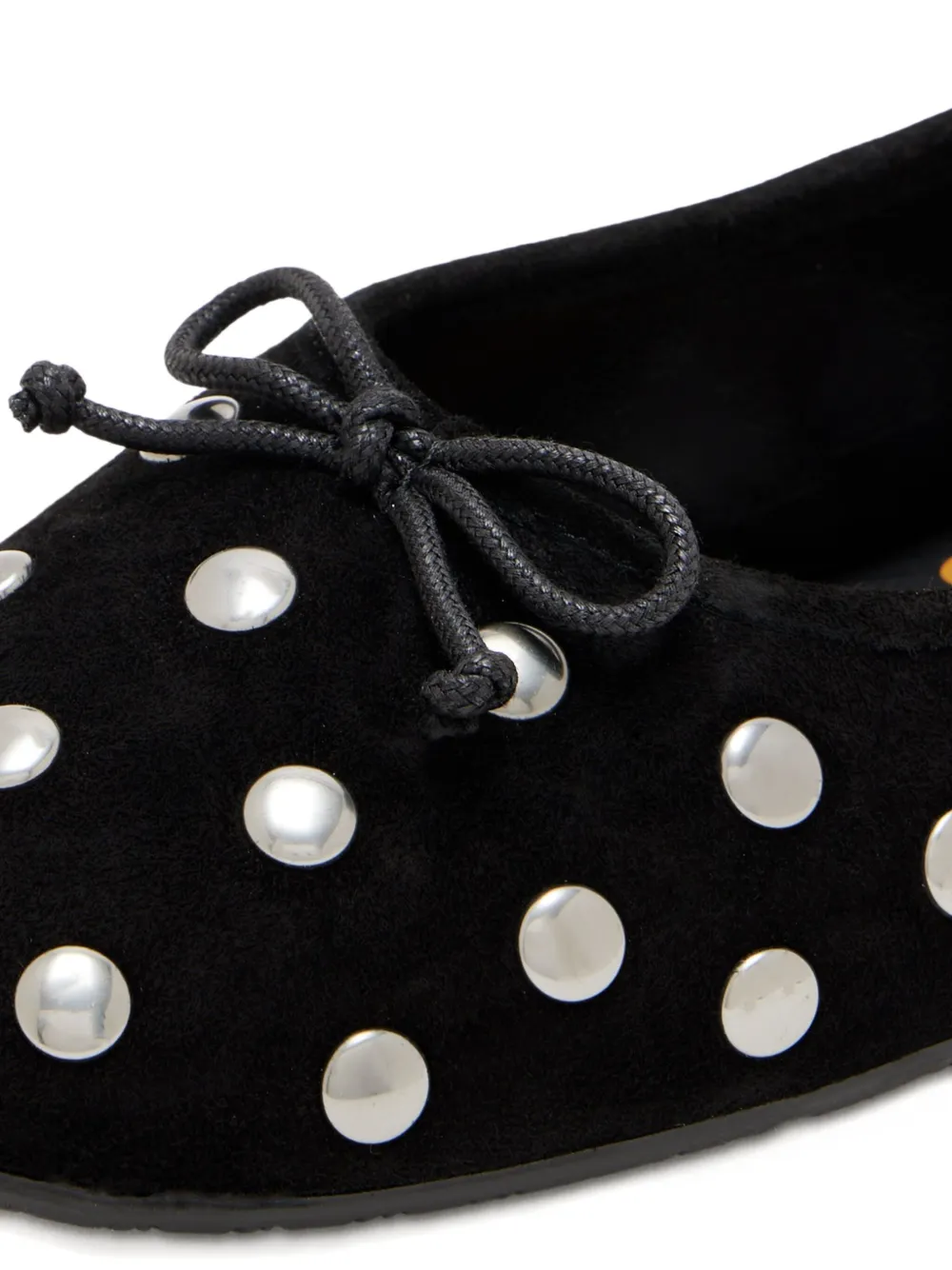 Sam Edelman Alie Studded-embellishment Ballerina Shoes In Black