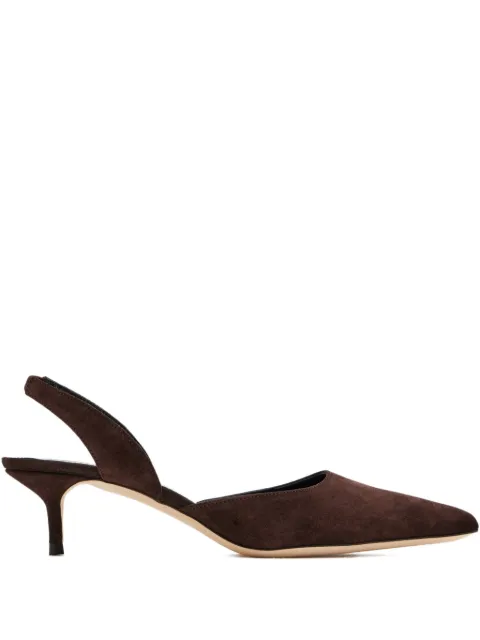 STAUD 55mm Sebastian slingback-strap pumps