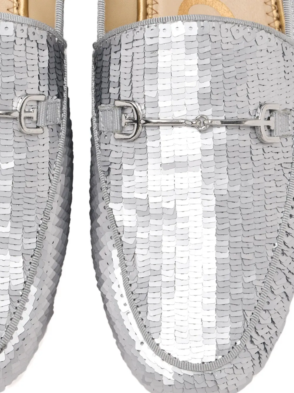 Sam Edelman Loraine Sequin-embellishment Loafers In White