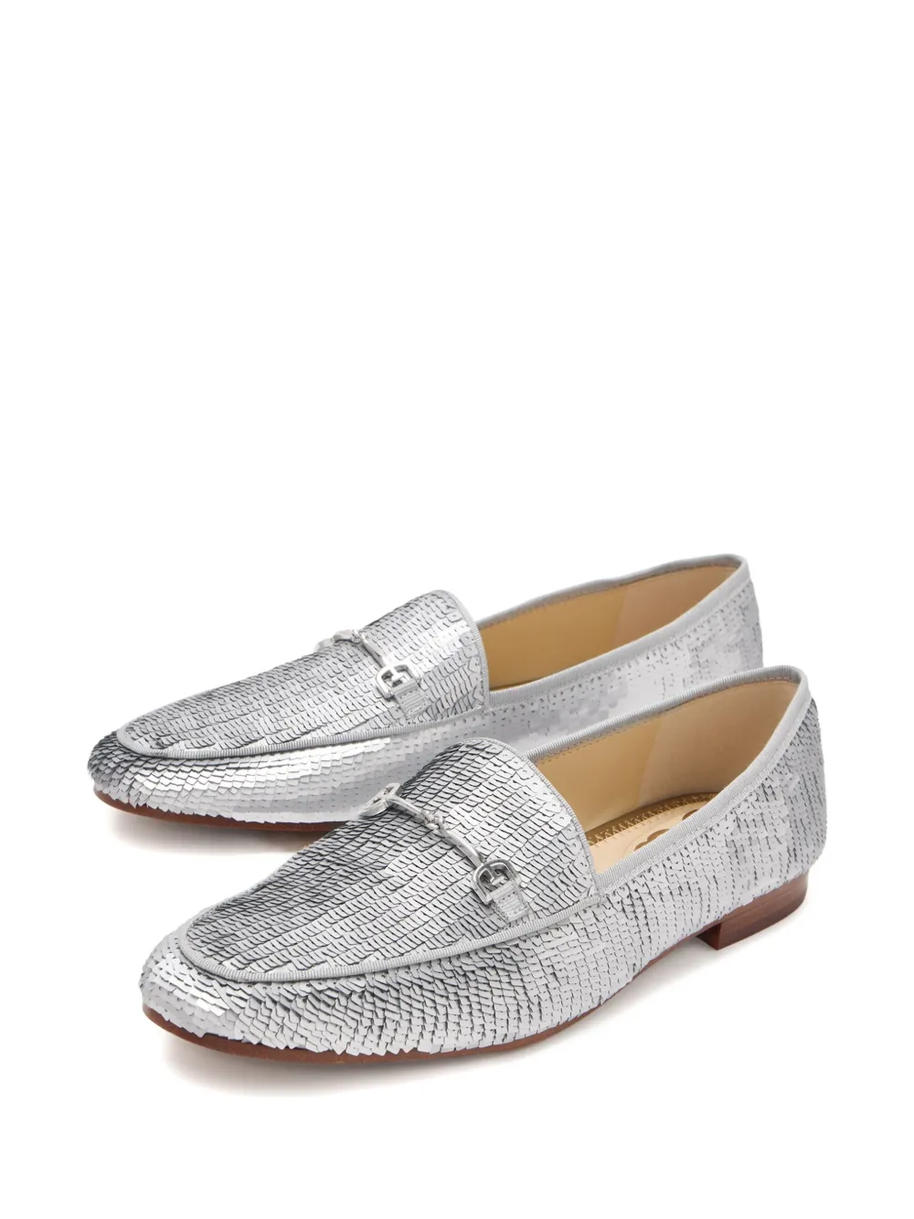 Sam Edelman Loraine Sequin-embellishment Loafers In White
