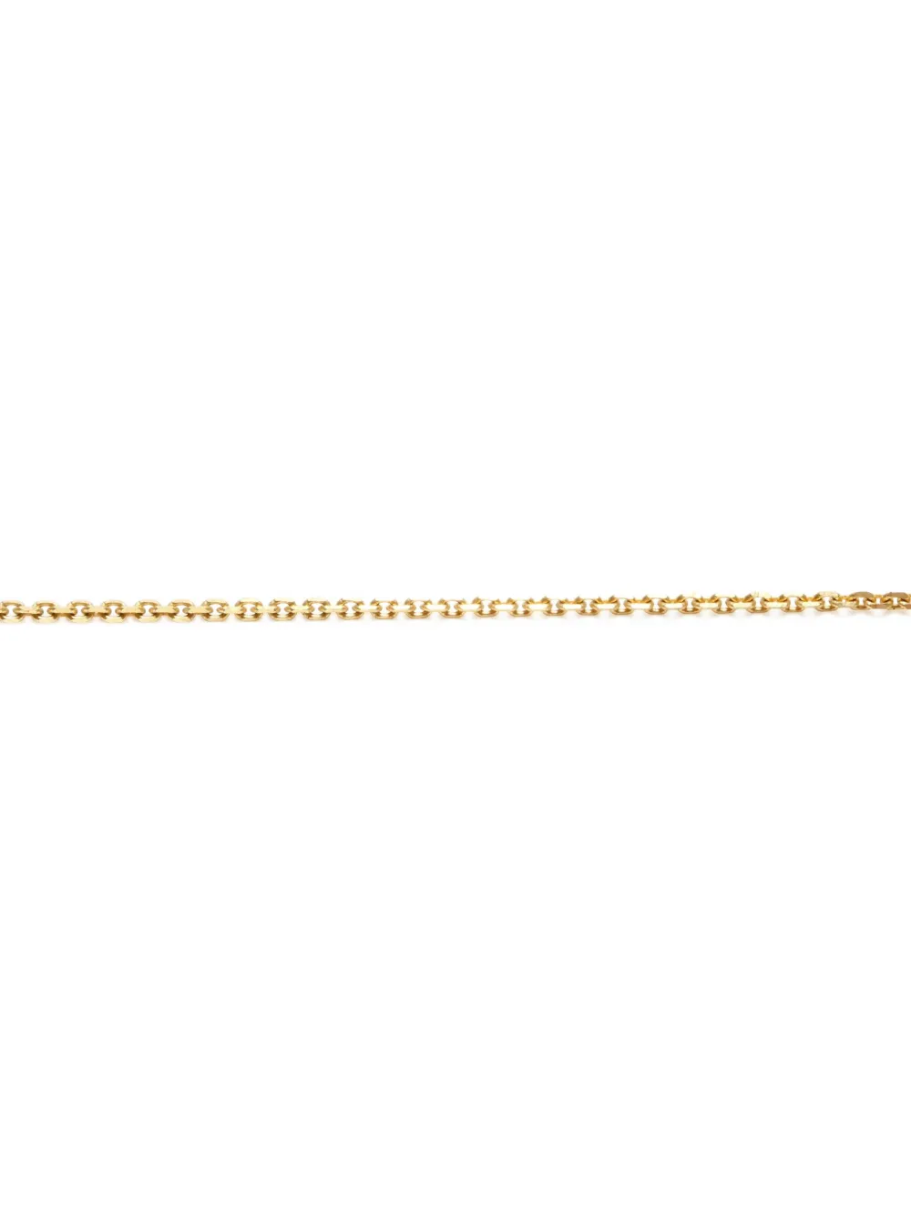SAINT LAURENT Pre-owned 2000s Logo-lettering Necklace In Gold