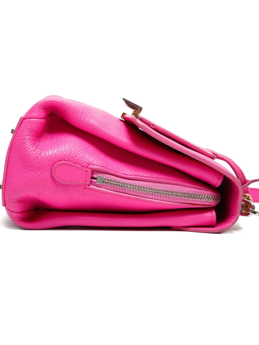 Pre-owned Balenciaga 2000s Leather Tote Bag In Pink