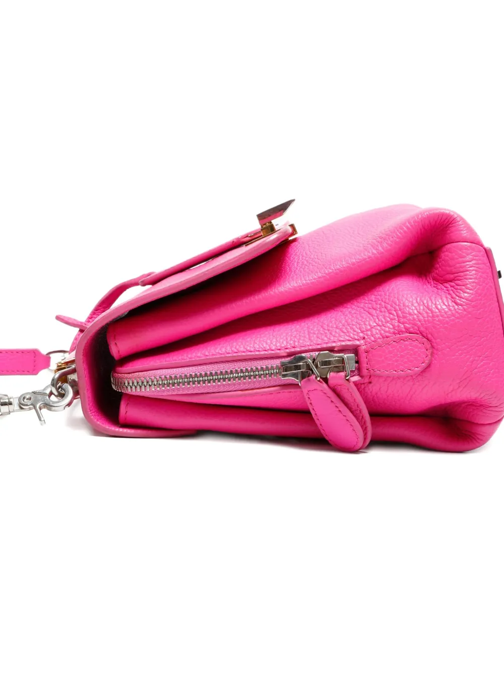 Pre-owned Balenciaga 2000s Leather Tote Bag In Pink